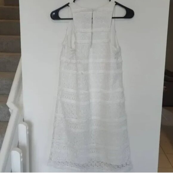 Lilly Pulitzer Dress Womens Size 00 Annette Shift Lace Mini Dress White - Picture 7 of 7